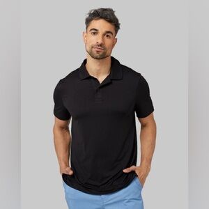 Amazon Men's Black Polo Shirt Sz L